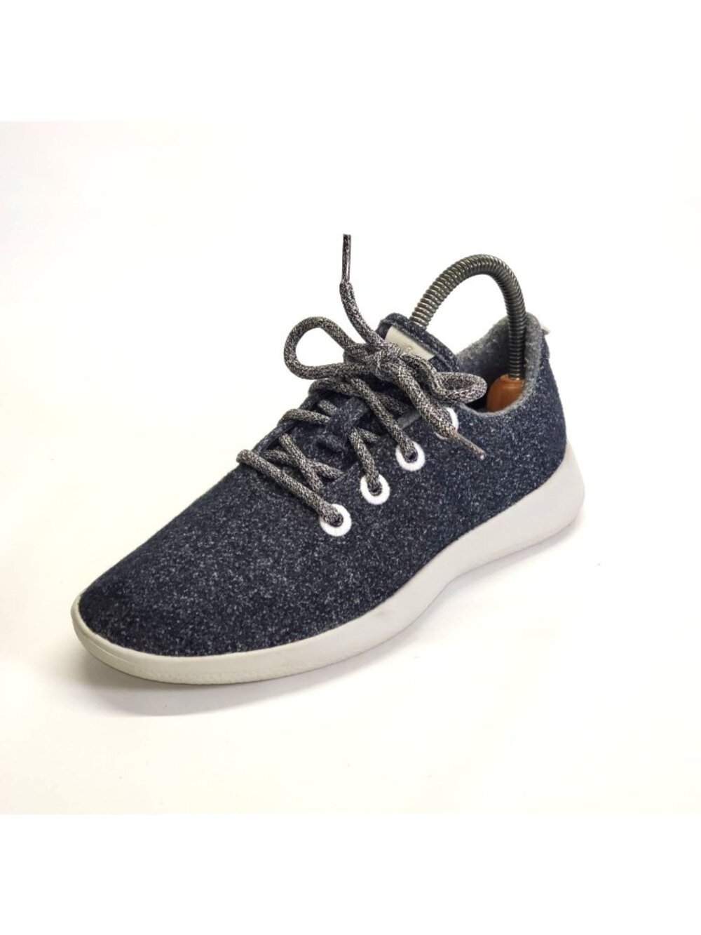 Allbirds Women's Wool Natural Dark Gray Lace Up Runners Comfort Shoes 7 1172 - Picture 11 of 15